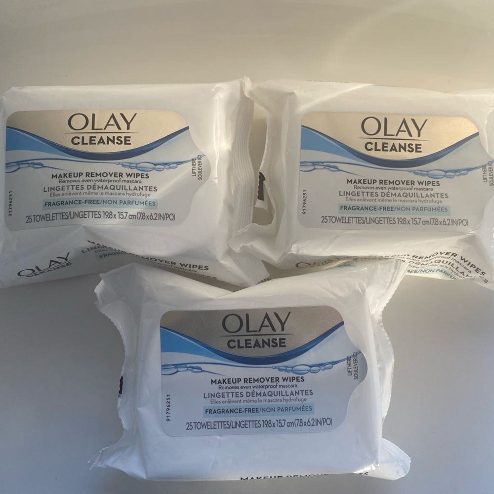 3 x Olay Wipes